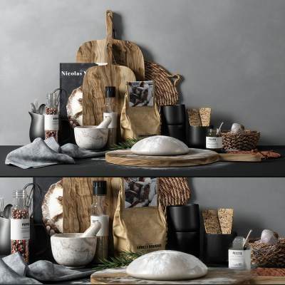 简欧厨房用品摆件 厨具 厨房装饰品